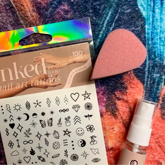 💜 Inked by Dani Nail Art Tattoo Set - NWT - Picture 4 of 9